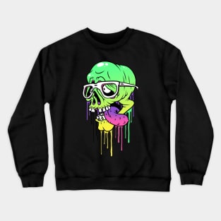 Colored Skull Crewneck Sweatshirt